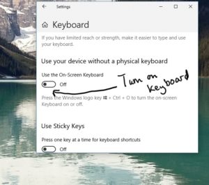 keyboard fixes