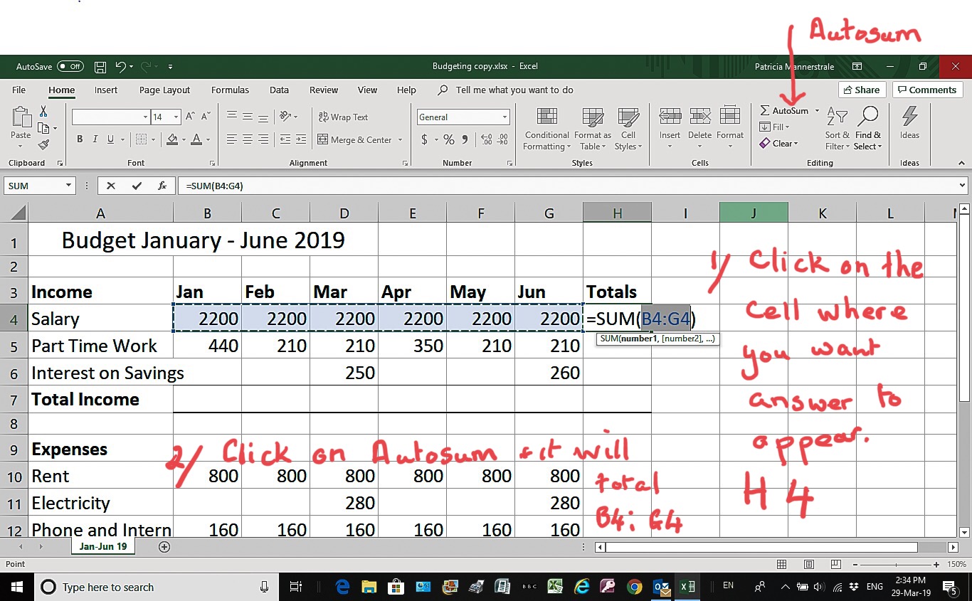 Excellent Excel a benefit for business and personal use